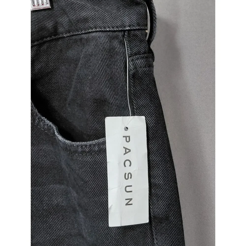 NWT PacSun MOM Jean Black Pants Women Size 32